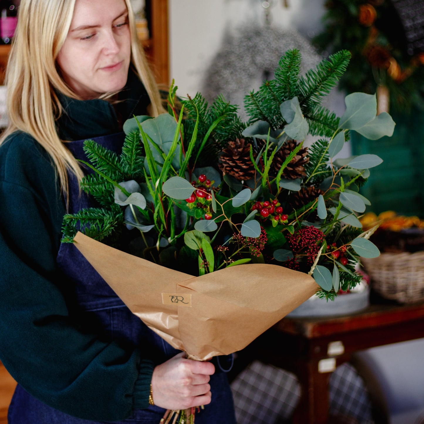 Christmas Foliage Bouquet