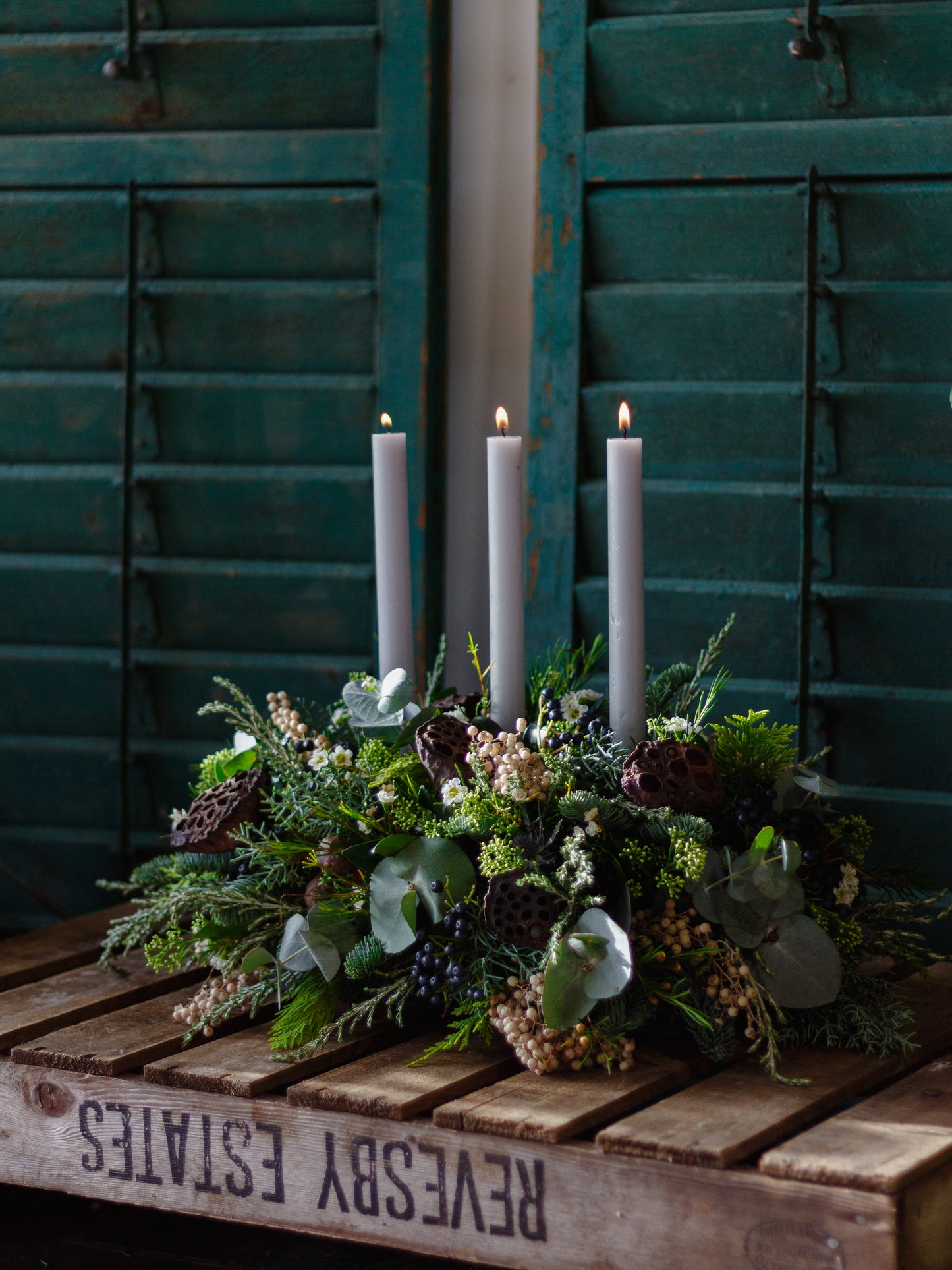 The Winters Night Large Centrepiece