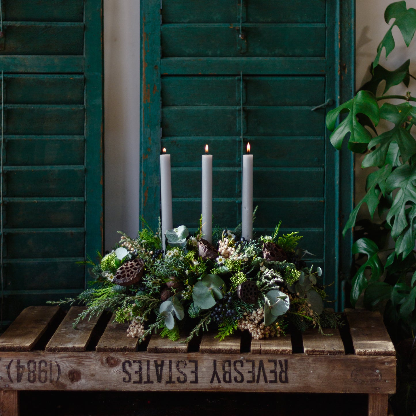 The Winters Night Large Centrepiece