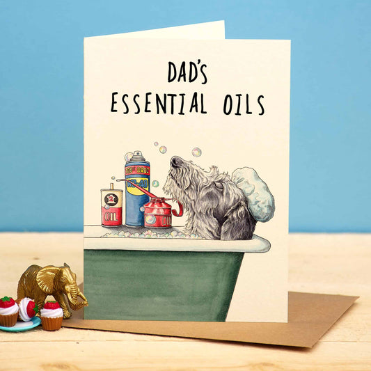 Dad's Essential Oils Card