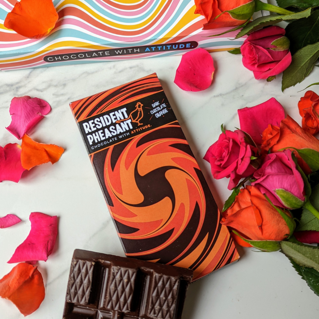 Orange Dark Chocolate, 100g - Vegan Friendly