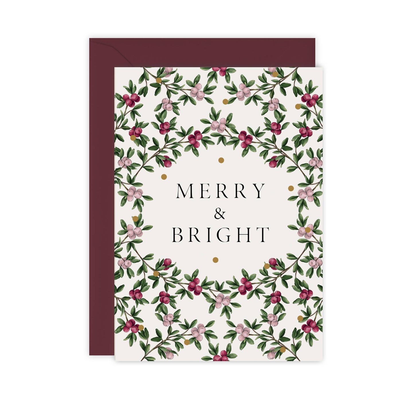 Catherine Lewis Design - Merry Nouveau - Merry & Bright - Christmas Card