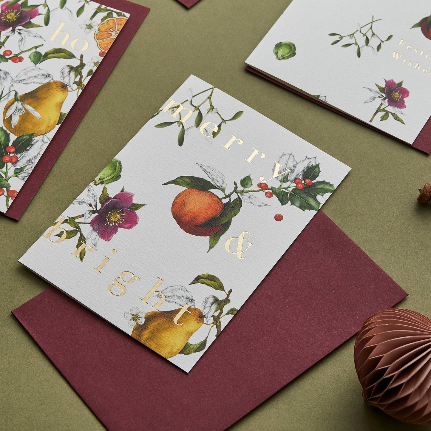 Catherine Lewis Design - Merry & Bright - 'Winter Decadence' - Card