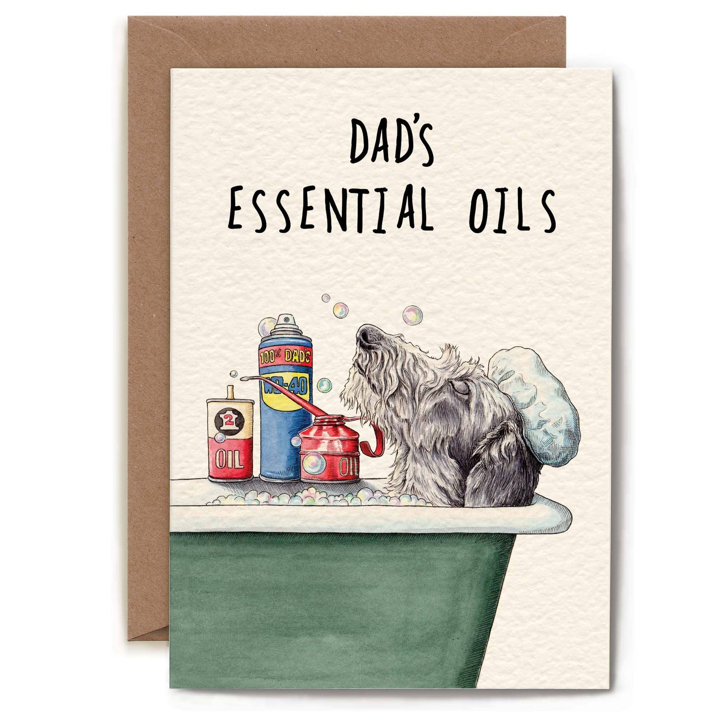 Dad's Essential Oils Card