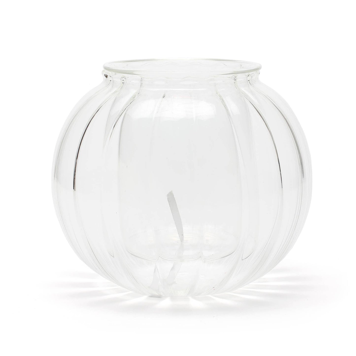 CUP O FLORA® - Medium Ribbed Self-Watering Planter: Clear