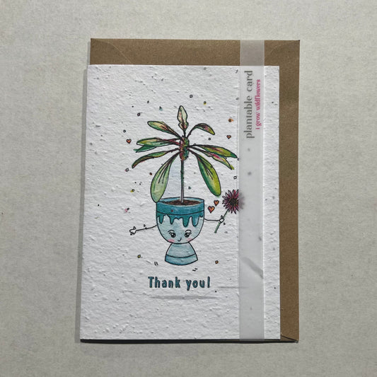 Thank You Plant Card