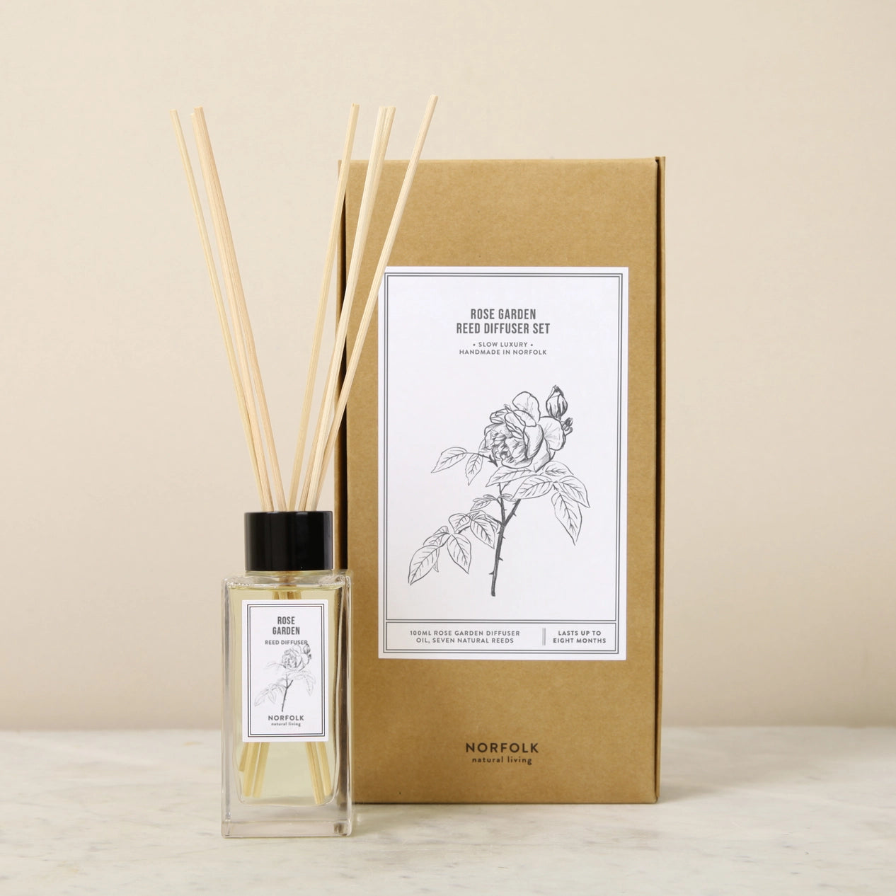 Reed Diffuser Set - Rose Garden