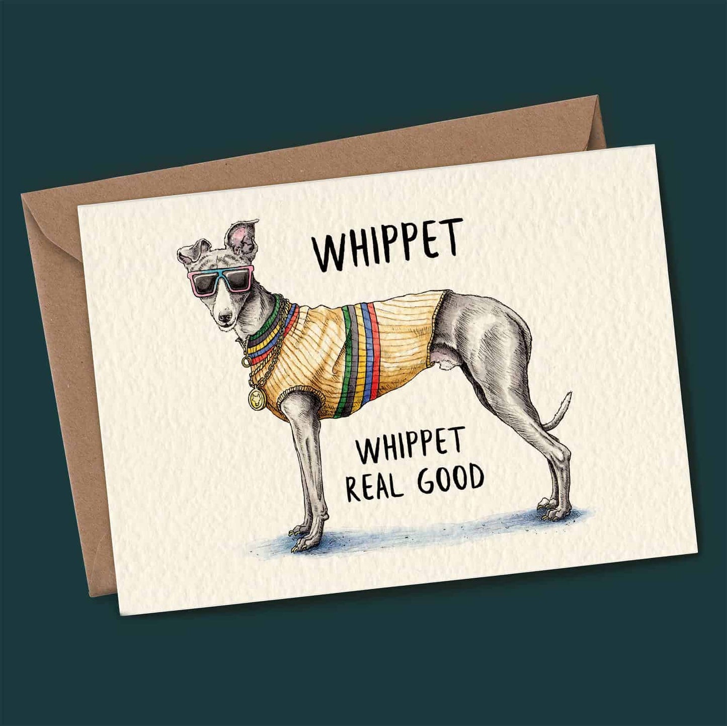 Whippet Card - Birthday Card - Everyday Card