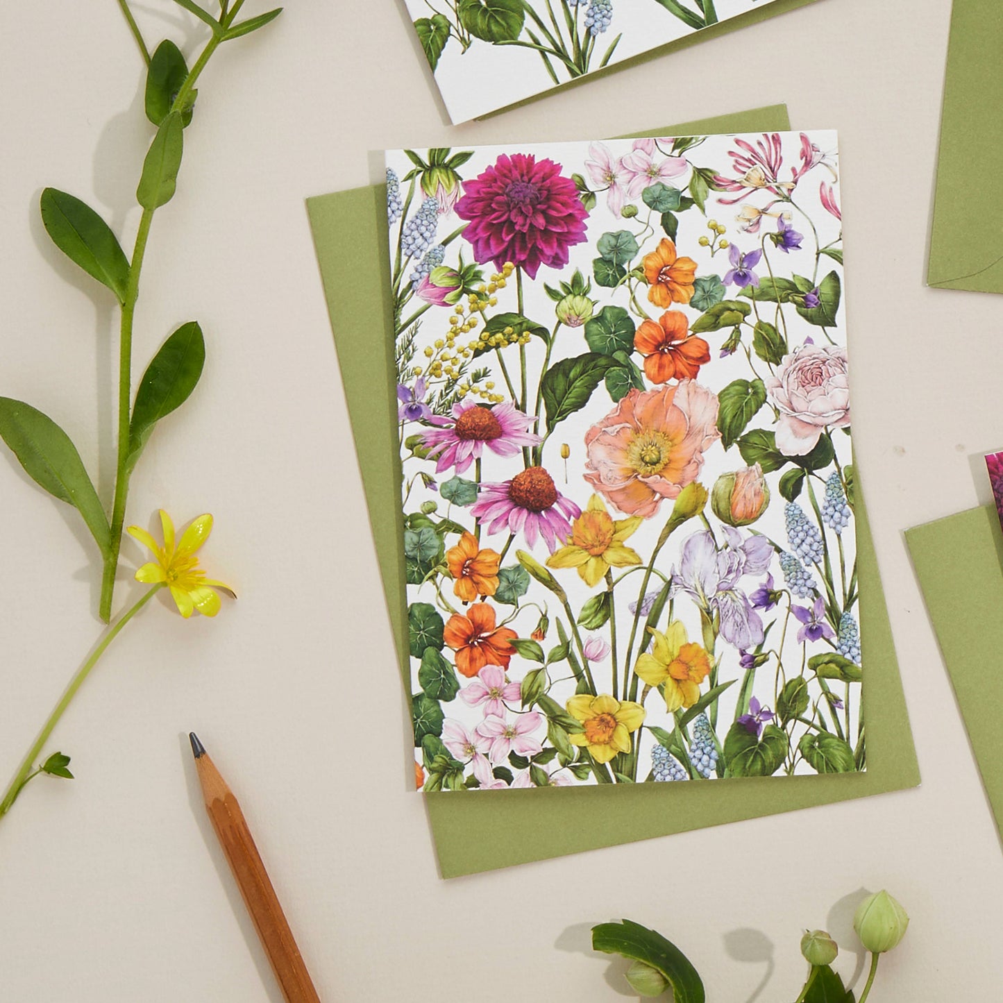 Bountiful Blooms - Blank - Card