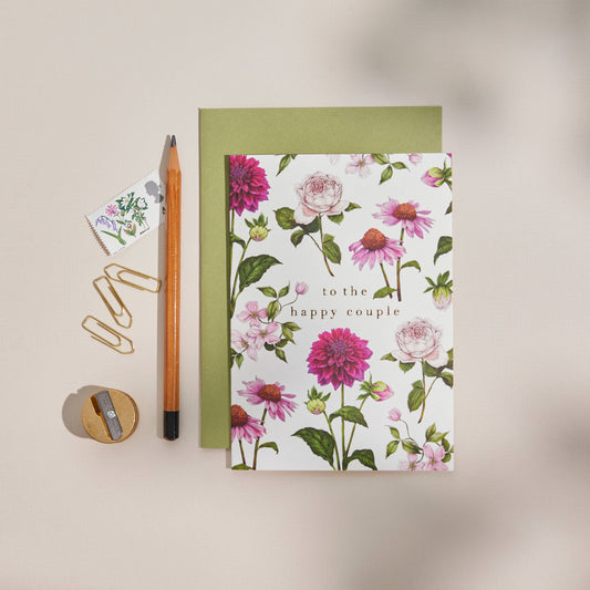 Bountiful Blooms To the happy couple Card